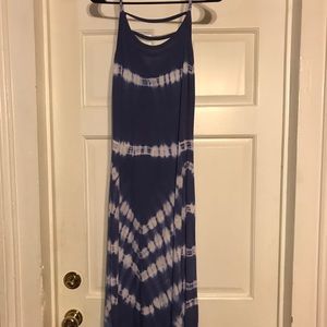 the dye maxi dress